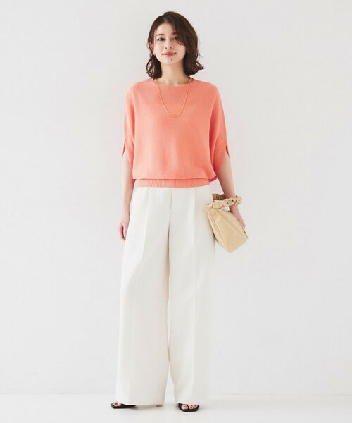 UNTITLED / アンタイトル ニット・セーター | 【体型カバー/清涼感】ドルマンスリーブ プルオーバーニット | 詳細22