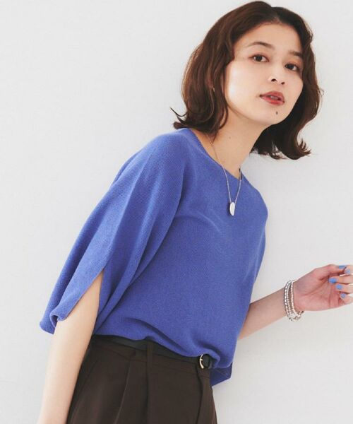 UNTITLED / アンタイトル ニット・セーター | 【体型カバー/清涼感】ドルマンスリーブ プルオーバーニット | 詳細24