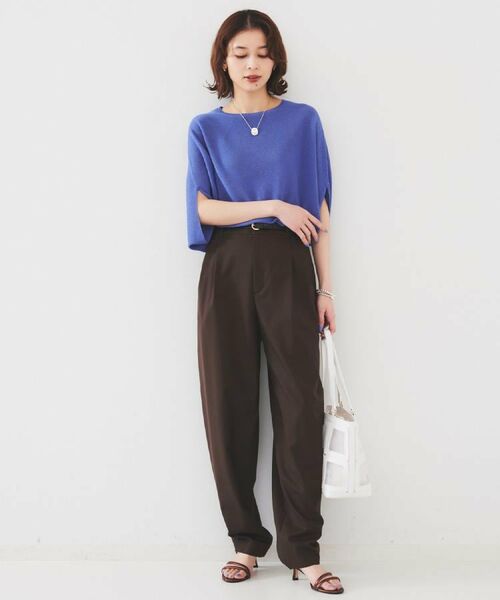 UNTITLED / アンタイトル ニット・セーター | 【体型カバー/清涼感】ドルマンスリーブ プルオーバーニット | 詳細25