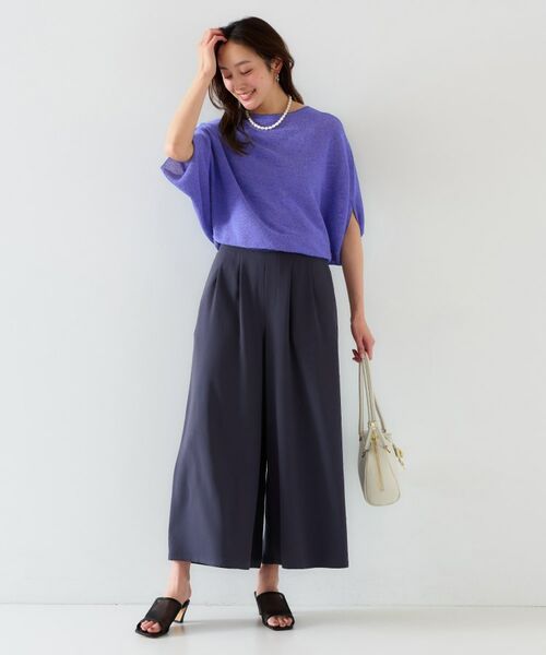 UNTITLED / アンタイトル ニット・セーター | 【体型カバー/清涼感】ドルマンスリーブ プルオーバーニット | 詳細28