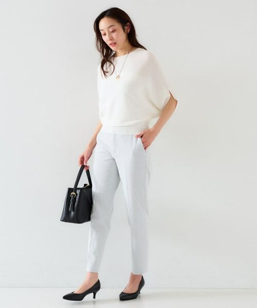 UNTITLED / アンタイトル ニット・セーター | 【体型カバー/清涼感】ドルマンスリーブ プルオーバーニット | 詳細4