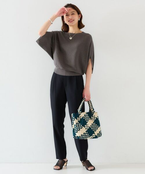 UNTITLED / アンタイトル ニット・セーター | 【体型カバー/清涼感】ドルマンスリーブ プルオーバーニット | 詳細8