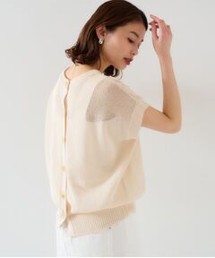 UNTITLED / アンタイトル ニット・セーター | 【前後2WAY/清涼感】コクーンシルエット プルオーバーニット