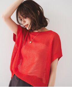 UNTITLED / アンタイトル ニット・セーター | 【前後2WAY/清涼感】コクーンシルエット プルオーバーニット