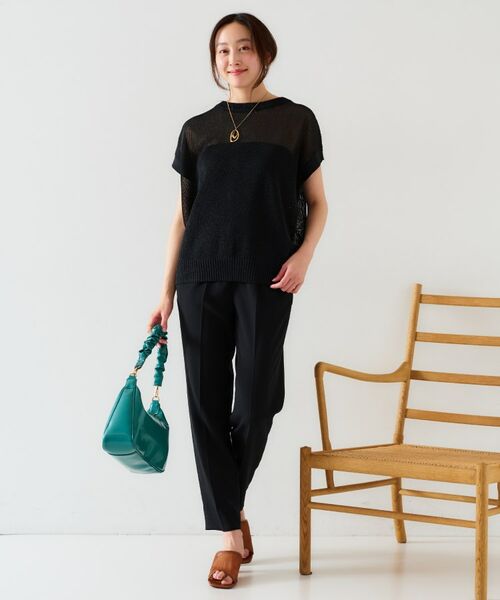 UNTITLED / アンタイトル ニット・セーター | 【前後2WAY/清涼感】コクーンシルエット プルオーバーニット | 詳細11