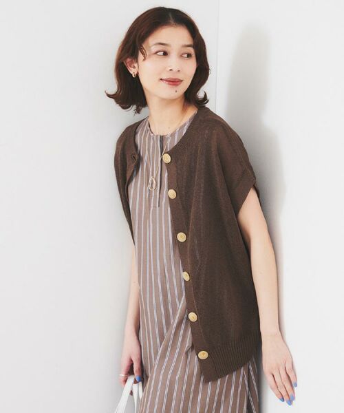 UNTITLED / アンタイトル ニット・セーター | 【前後2WAY/清涼感】コクーンシルエット プルオーバーニット | 詳細14