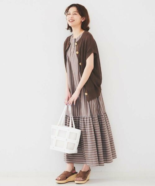 UNTITLED / アンタイトル ニット・セーター | 【前後2WAY/清涼感】コクーンシルエット プルオーバーニット | 詳細15