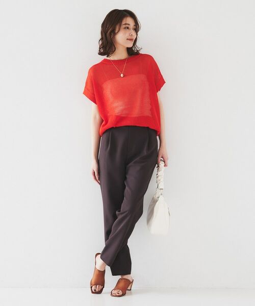 UNTITLED / アンタイトル ニット・セーター | 【前後2WAY/清涼感】コクーンシルエット プルオーバーニット | 詳細22