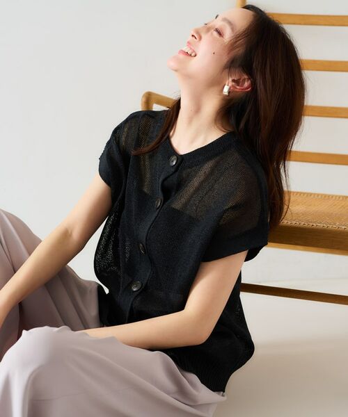 UNTITLED / アンタイトル ニット・セーター | 【前後2WAY/清涼感】コクーンシルエット プルオーバーニット | 詳細8