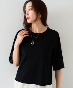 UNTITLED / アンタイトル ニット・セーター | 【清涼感/二の腕カバー】シアープルオーバーニット