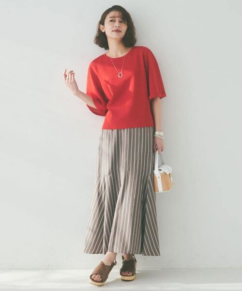 UNTITLED / アンタイトル ニット・セーター | 【清涼感/二の腕カバー】シアープルオーバーニット | 詳細18