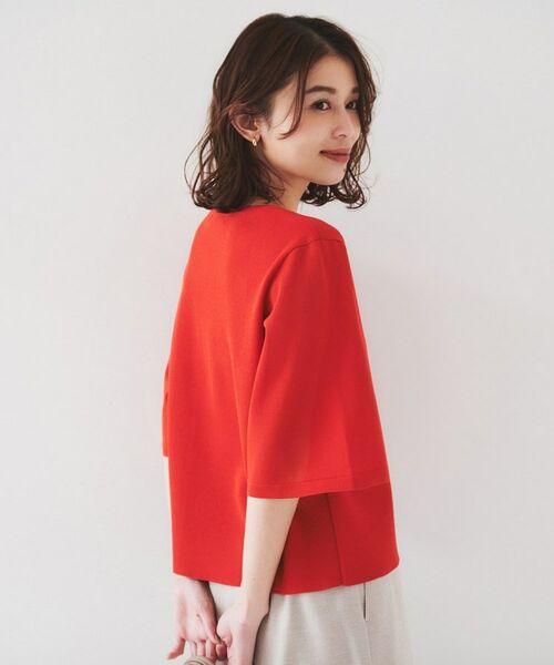 UNTITLED / アンタイトル ニット・セーター | 【清涼感/二の腕カバー】シアープルオーバーニット | 詳細19