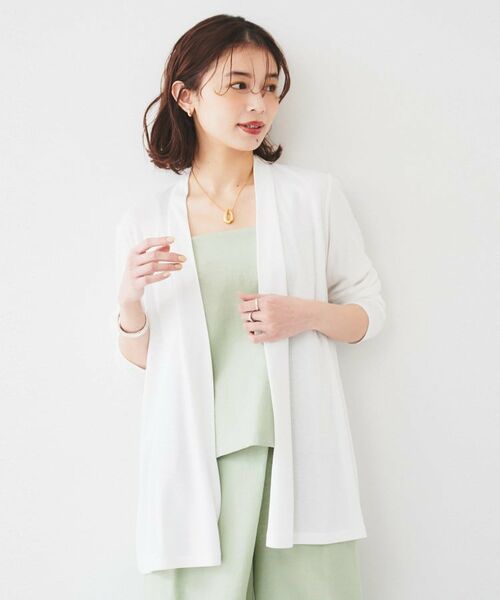 UNTITLED / アンタイトル カーディガン・ボレロ | 【接触冷感/UV機能/遮熱】ジャージカーディガン | 詳細2