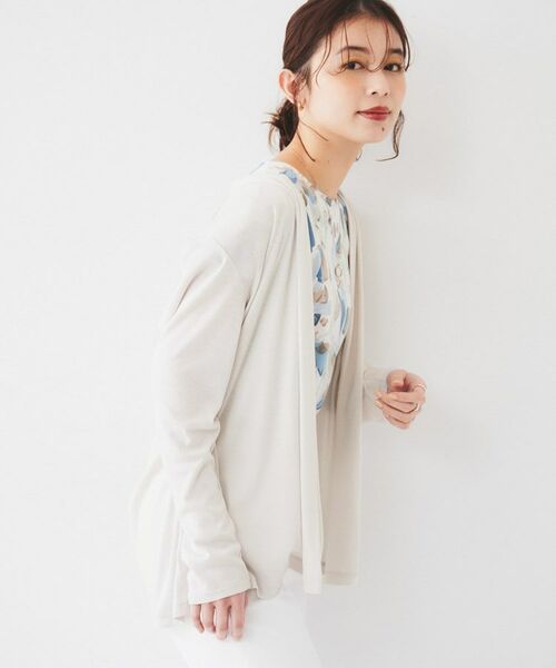 UNTITLED / アンタイトル カーディガン・ボレロ | 【接触冷感/UV機能/遮熱】ジャージカーディガン | 詳細7
