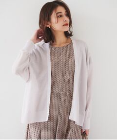 UNTITLED / アンタイトル カーディガン・ボレロ | 【体型カバー/日除け】ドルマンスリーブ ガーターカーディガン