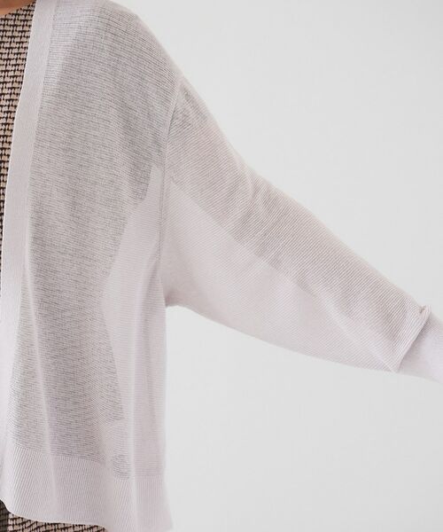 UNTITLED / アンタイトル カーディガン・ボレロ | 【体型カバー/日除け】ドルマンスリーブ ガーターカーディガン | 詳細19