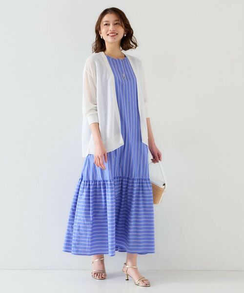 UNTITLED / アンタイトル カーディガン・ボレロ | 【体型カバー/日除け】ドルマンスリーブ ガーターカーディガン | 詳細3