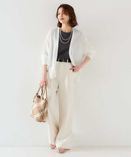 UNTITLED / アンタイトル カーディガン・ボレロ | 【体型カバー/日除け】ドルマンスリーブ ガーターカーディガン | 詳細4