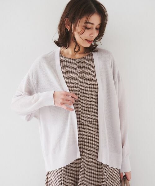 UNTITLED / アンタイトル カーディガン・ボレロ | 【体型カバー/日除け】ドルマンスリーブ ガーターカーディガン | 詳細6