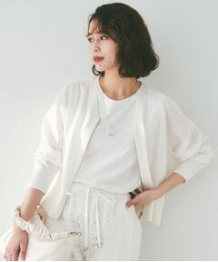 UNTITLED / アンタイトル カーディガン・ボレロ | 【体型カバー/日除け】シアーニットカーディガン