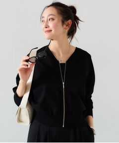 UNTITLED / アンタイトル カーディガン・ボレロ | 【体型カバー/日除け】シアーニットカーディガン