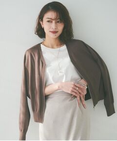 UNTITLED / アンタイトル カーディガン・ボレロ | 【体型カバー/日除け】シアーニットカーディガン