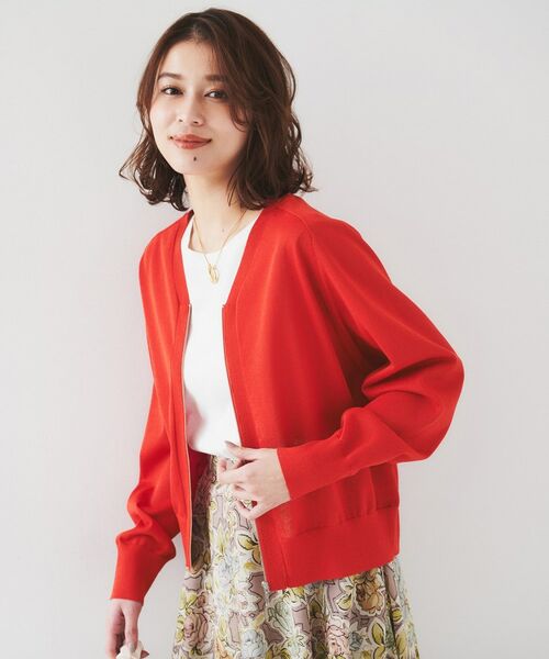 UNTITLED / アンタイトル カーディガン・ボレロ | 【体型カバー/日除け】シアーニットカーディガン | 詳細17