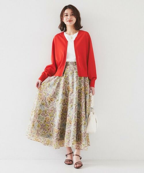 UNTITLED / アンタイトル カーディガン・ボレロ | 【体型カバー/日除け】シアーニットカーディガン | 詳細18