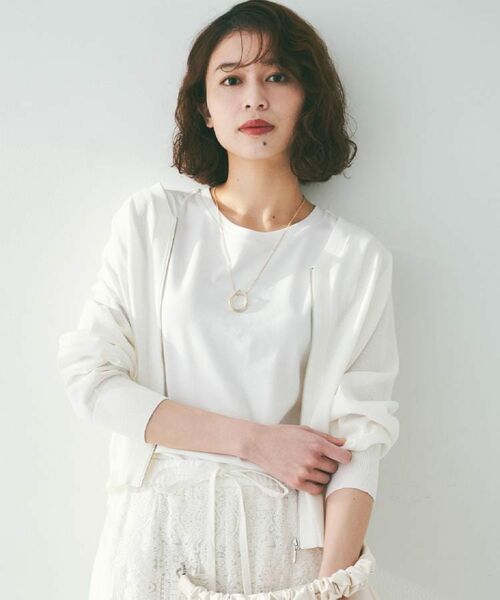 UNTITLED / アンタイトル カーディガン・ボレロ | 【体型カバー/日除け】シアーニットカーディガン | 詳細2