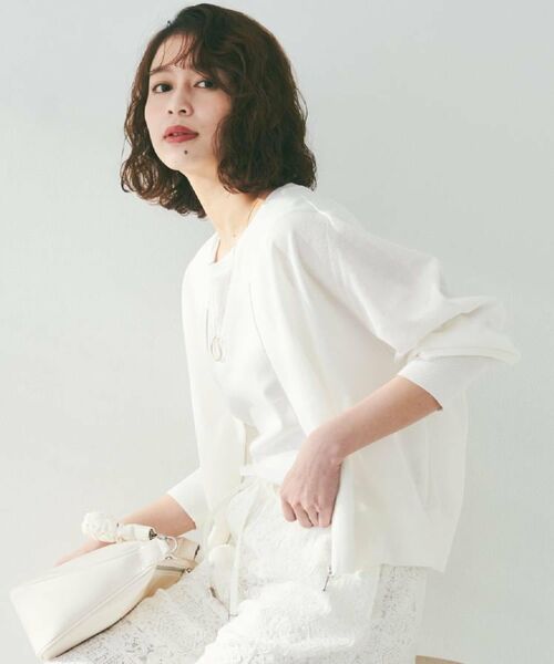 UNTITLED / アンタイトル カーディガン・ボレロ | 【体型カバー/日除け】シアーニットカーディガン | 詳細3