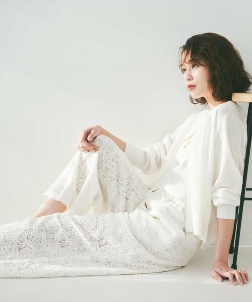 UNTITLED / アンタイトル カーディガン・ボレロ | 【体型カバー/日除け】シアーニットカーディガン | 詳細4