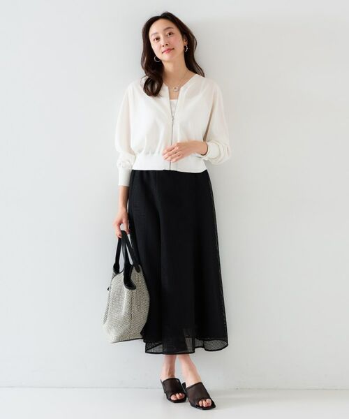 UNTITLED / アンタイトル カーディガン・ボレロ | 【体型カバー/日除け】シアーニットカーディガン | 詳細6