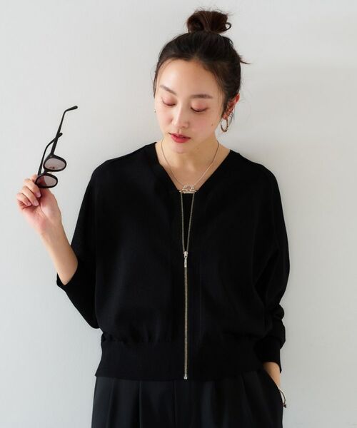 UNTITLED / アンタイトル カーディガン・ボレロ | 【体型カバー/日除け】シアーニットカーディガン | 詳細8