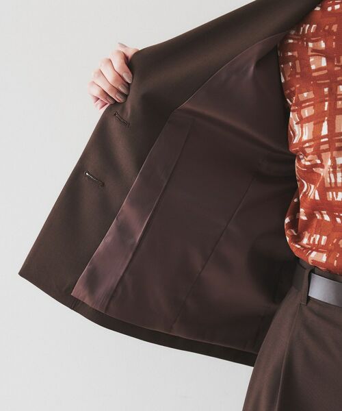 UNTITLED / アンタイトル テーラードジャケット | 【オンオフ使える/セットアップ可能】トロピカルウール シングルブレストジャケット | 詳細15