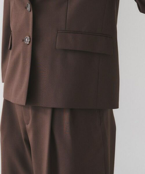 UNTITLED / アンタイトル テーラードジャケット | 【オンオフ使える/セットアップ可能】トロピカルウール シングルブレストジャケット | 詳細17