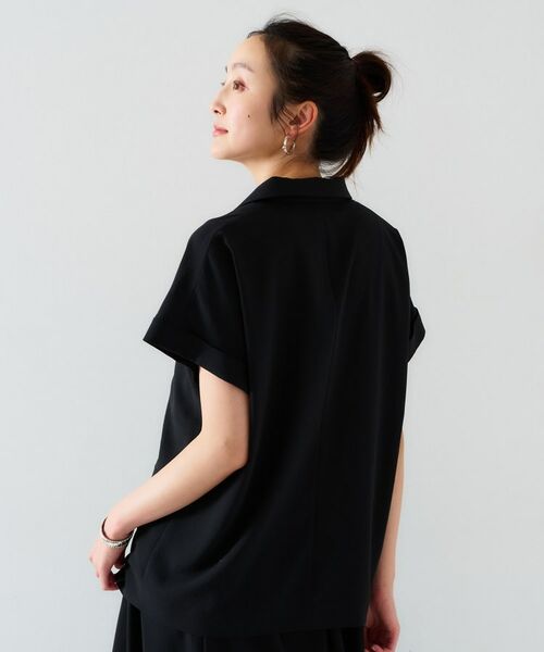 UNTITLED / アンタイトル テーラードジャケット | 【セットアップ可能/接触冷感/イージーケア】リラクミスト ハーフスリーブジャケット | 詳細18