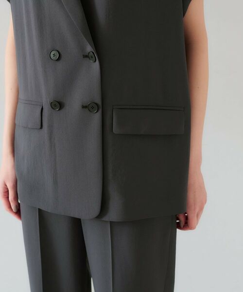 UNTITLED / アンタイトル テーラードジャケット | 【セットアップ可能/接触冷感/イージーケア】リラクミスト ハーフスリーブジャケット | 詳細29