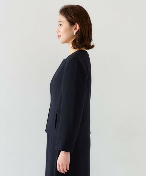 UNTITLED / アンタイトル ノーカラージャケット | 【セットアップ可/短丈】ドライタッチジャケット | 詳細14