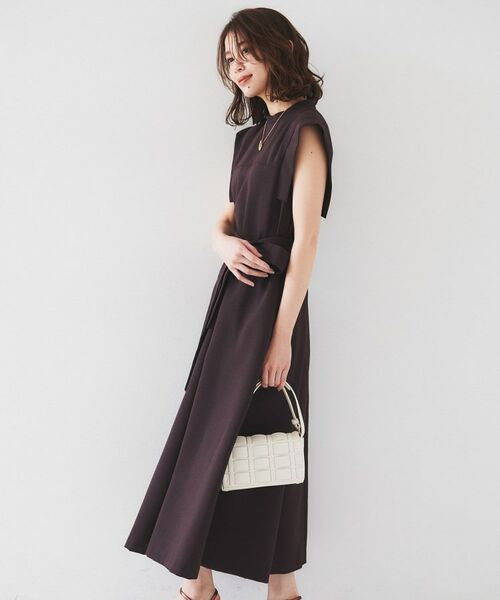 よも　アンサンブル ワンピース　値下げ anuke アンヌーク 2025SpringSummer ワンピース Stripe Layered