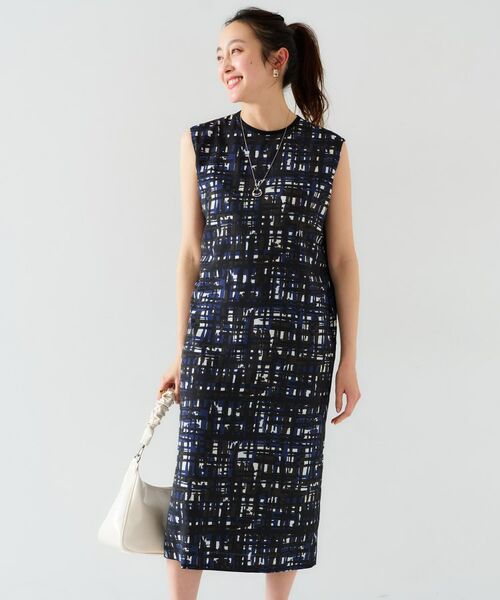 UNTITLED / アンタイトル ミニ丈・ひざ丈ワンピース | 【アンサンブル可能】チェックプリントワンピース | 詳細10