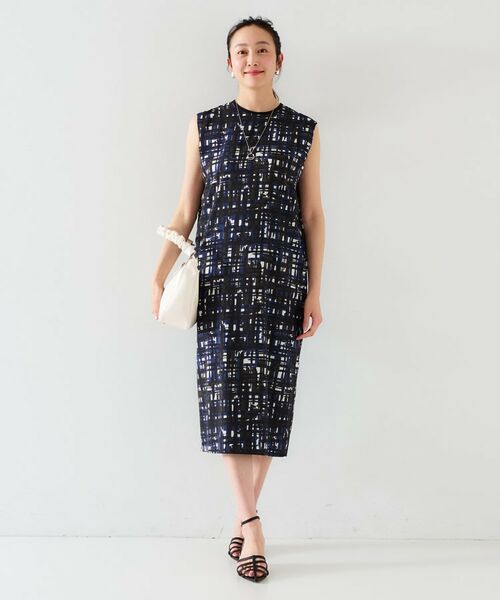 UNTITLED / アンタイトル ミニ丈・ひざ丈ワンピース | 【アンサンブル可能】チェックプリントワンピース | 詳細12