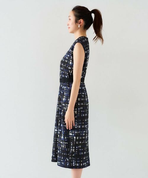 UNTITLED / アンタイトル ミニ丈・ひざ丈ワンピース | 【アンサンブル可能】チェックプリントワンピース | 詳細16