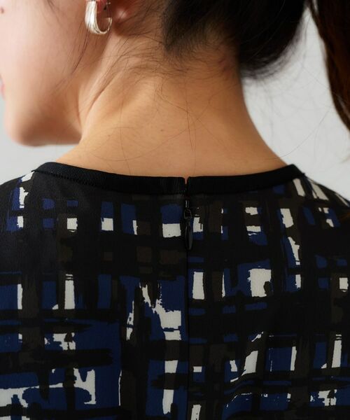 UNTITLED / アンタイトル ミニ丈・ひざ丈ワンピース | 【アンサンブル可能】チェックプリントワンピース | 詳細19