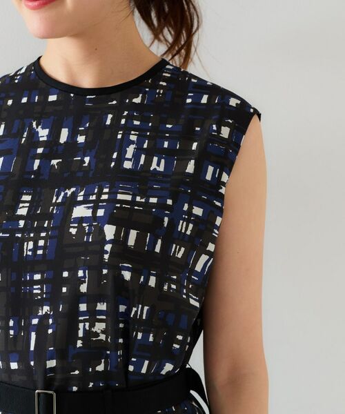 UNTITLED / アンタイトル ミニ丈・ひざ丈ワンピース | 【アンサンブル可能】チェックプリントワンピース | 詳細20