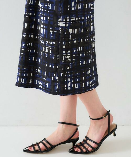 UNTITLED / アンタイトル ミニ丈・ひざ丈ワンピース | 【アンサンブル可能】チェックプリントワンピース | 詳細23