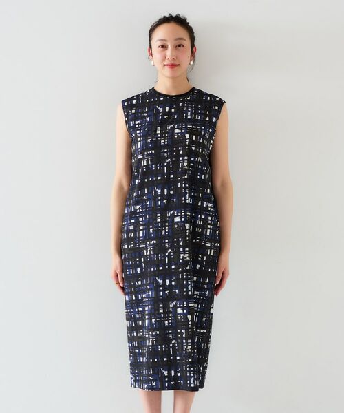 UNTITLED / アンタイトル ミニ丈・ひざ丈ワンピース | 【アンサンブル可能】チェックプリントワンピース | 詳細25