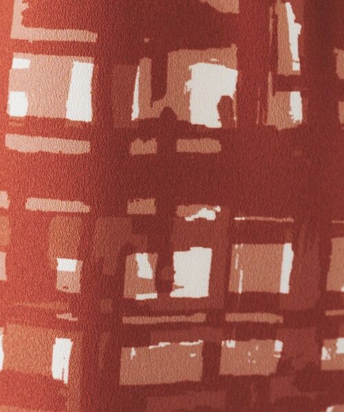 UNTITLED / アンタイトル ミニ丈・ひざ丈ワンピース | 【アンサンブル可能】チェックプリントワンピース | 詳細8