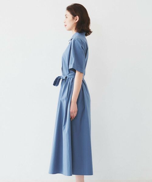 【新品タグ付き】アンタイトル　 UNTITLED　ロングワンピース　ブルー 新品タグ付き】アンタイトル UNTITLED ロングワンピース ブルー