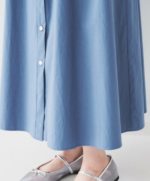 セール】 【コットン100／前開き／夏ワンピ】ロングシャツ