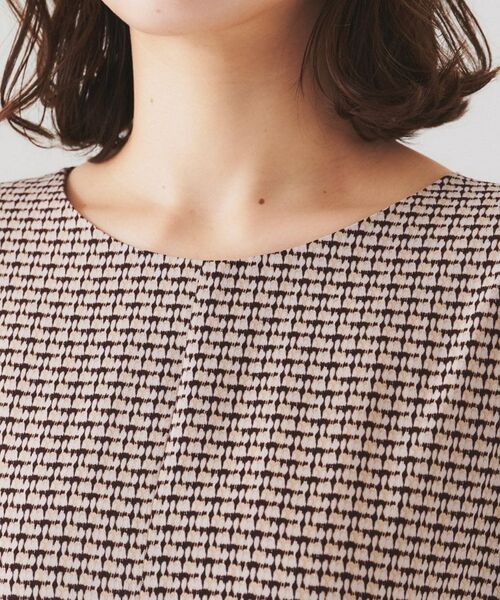 UNTITLED / アンタイトル ロング・マキシ丈ワンピース | 【きれいめ/洗える/夏ワンピ】ジオメトリック柄ワンピース | 詳細19